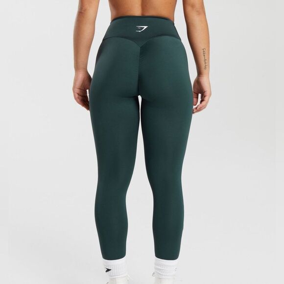 Gymshark GS Power Leggings - Size Small Darkest Teal New With Tags - Picture 2 of 8